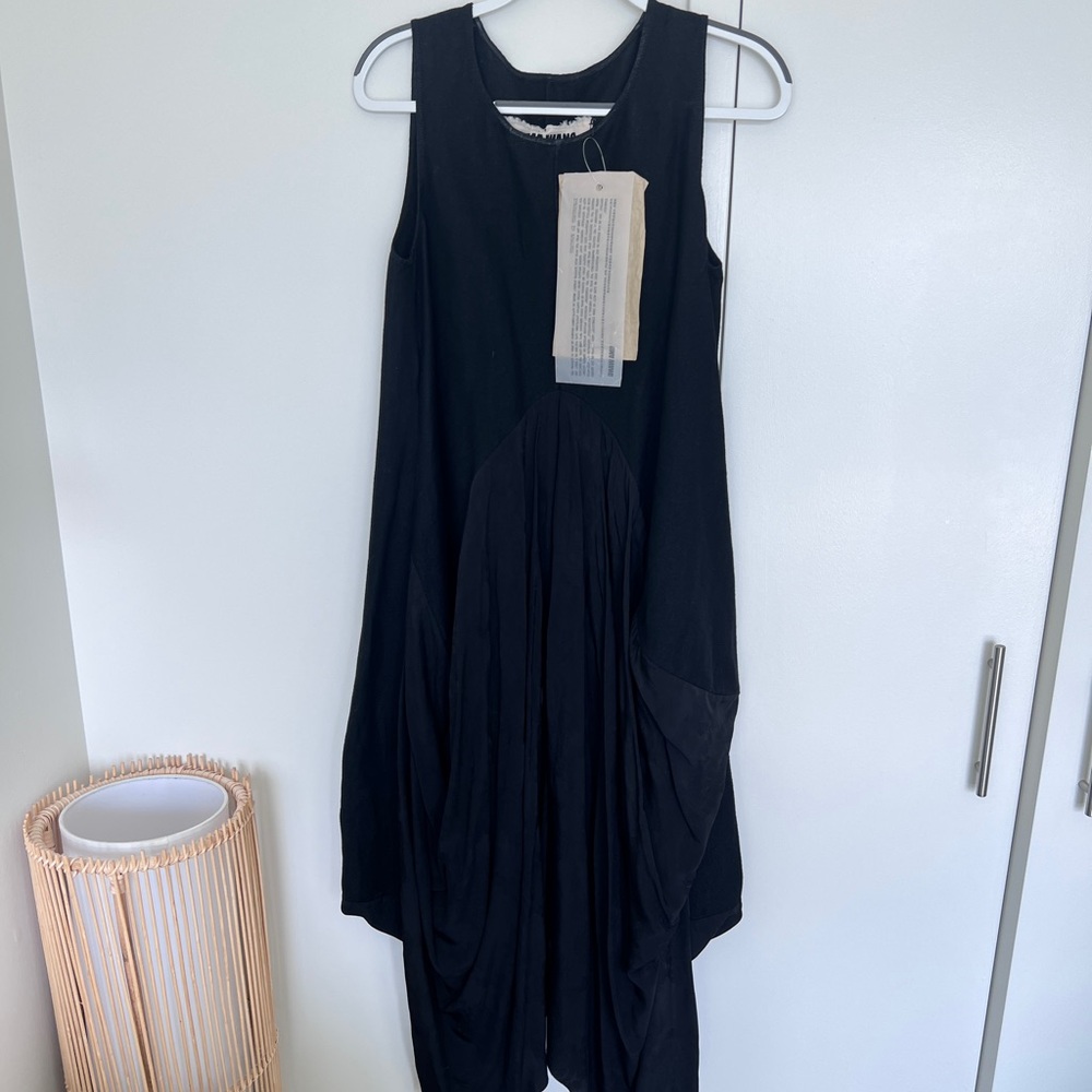 NWT Uma Wang Alice wool dress black S